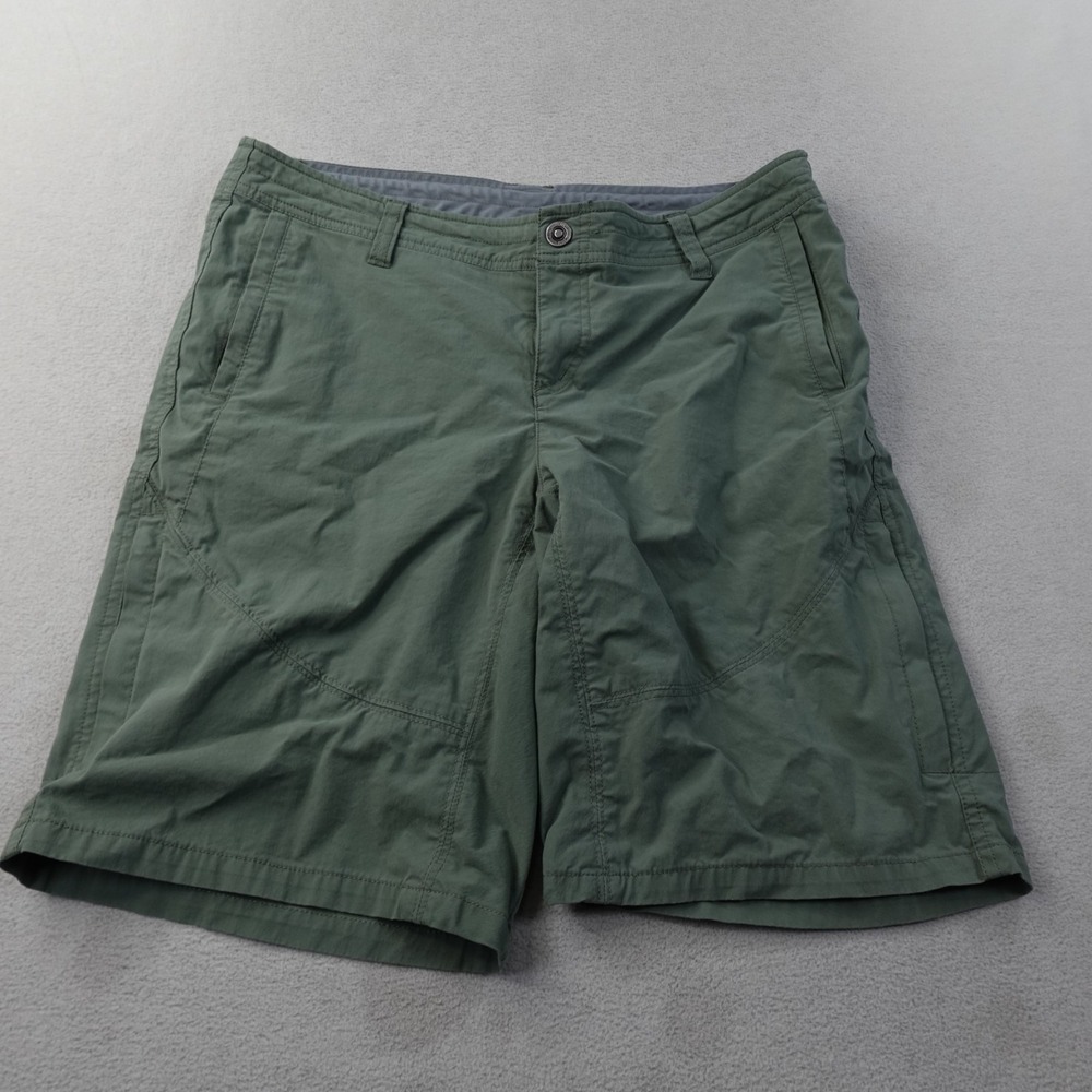 Kuhl Splash Spire Shorts Womens 12 Green Hiking Outdoor Stretch 6285
